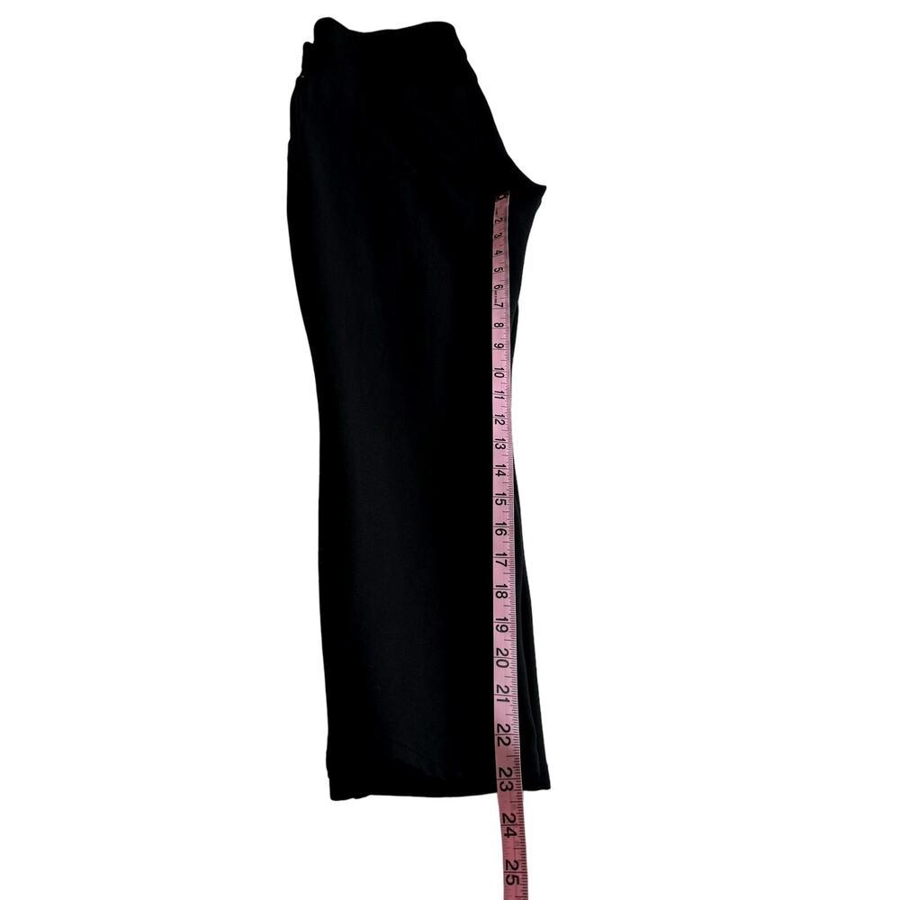 Women's Spanx Black The Perfect Pant Slim Straight Pull On Back Pockets sz Large - Picture 11 of 11